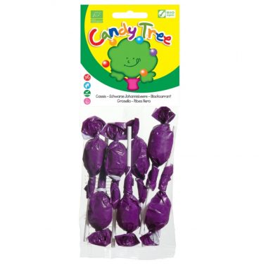 6x Candy tree Cassislollies Biologisch 7 stuks