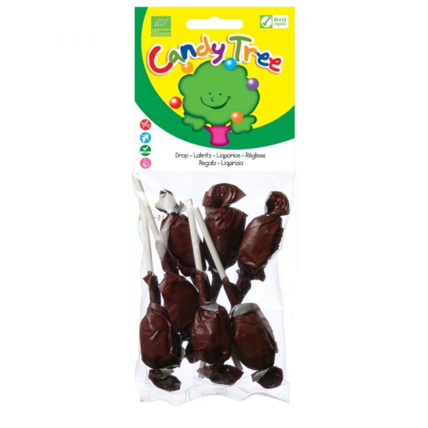 Candy tree Droplollies Biologisch 7 stuks