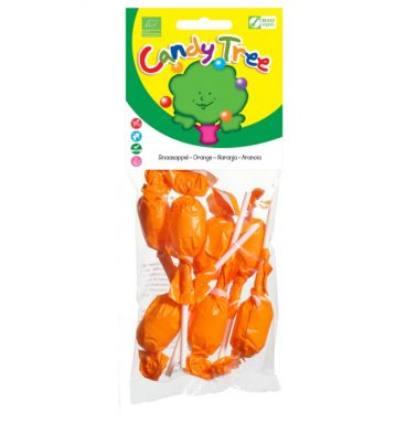 6x Candy tree Sinaasappellollies Biologisch 7 stuks