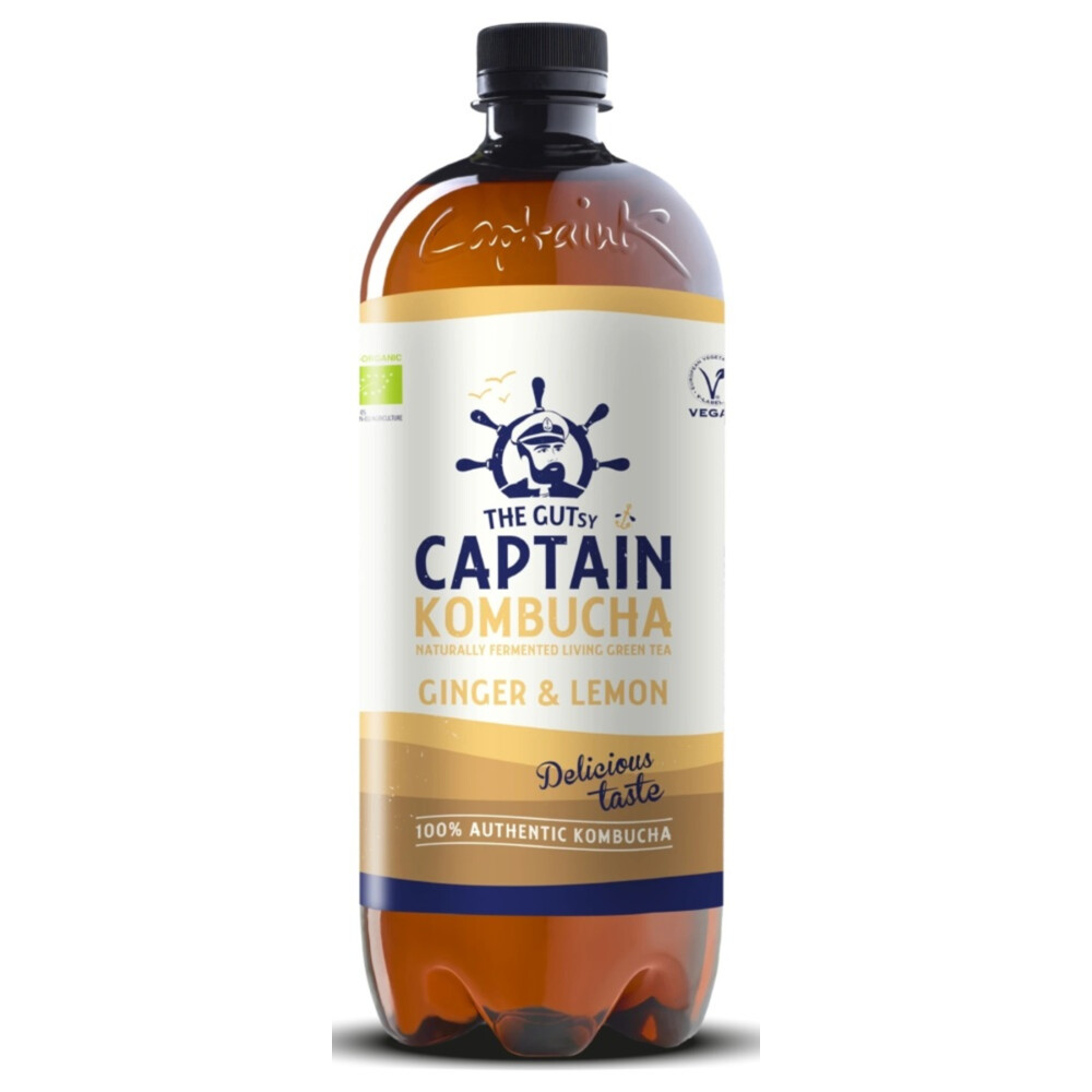 Captain Kombucha Gember&Citroen Biologisch 1 liter