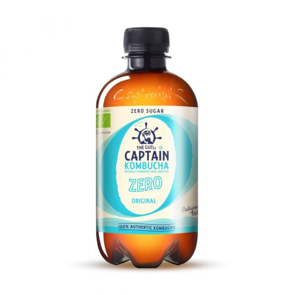 Captain Kombucha Original Zero Sugar Biologisch 400 ml