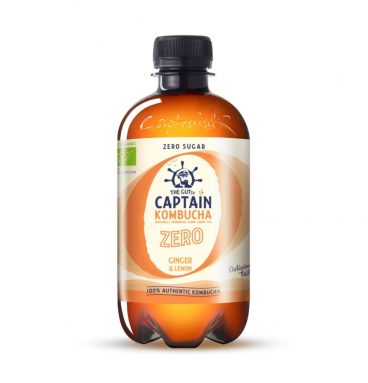 Captain Kombucha Zero Sugar Gember&Citroen Biologisch 400 ml