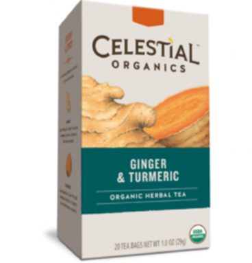 Celestial Seasonings Organic Ginger Turmeric Bio 20 stuks