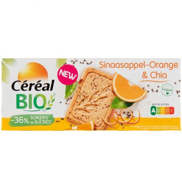 Céréal Healthy Bio Cake&Koekje Sinaasappel Chiazaad 132 gr