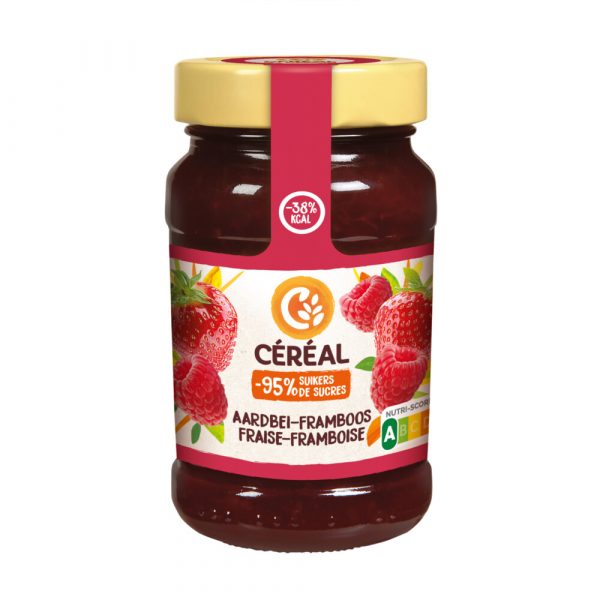 6x Céréal Jam Aardbei&Framboos 270 gr