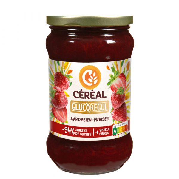 6x Céréal Jam Aardbeien 320 gr