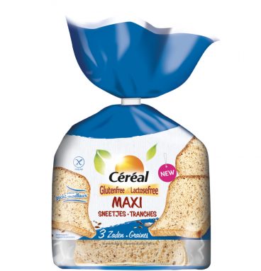 6x Céréal Maxi Brood 3 Zaden Glutenvrij En Lactosevrij 350 gr