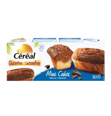 6x Céréal Mini Cakes Marmer Glutenvrij en Lactosevrij 200 gr