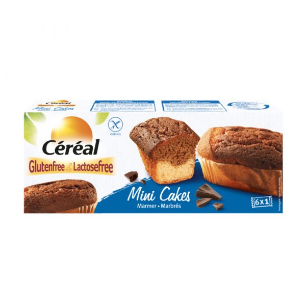 6x Céréal Mini Cakes Marmer Glutenvrij en Lactosevrij 200 gr