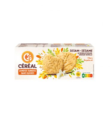 6x Céréal Sesamkoekjes met Vanillesmaak 132 gr