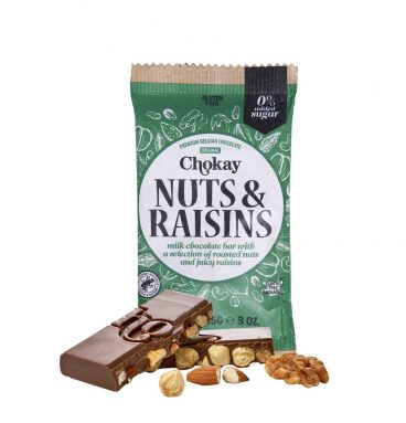 Chokay Original Melkchocolade Noten&Rozijnen 85 gr