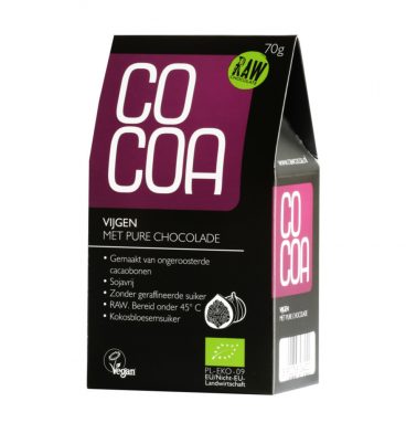 Cocoa Ballen Raw Food Vijg Bio 70 gr