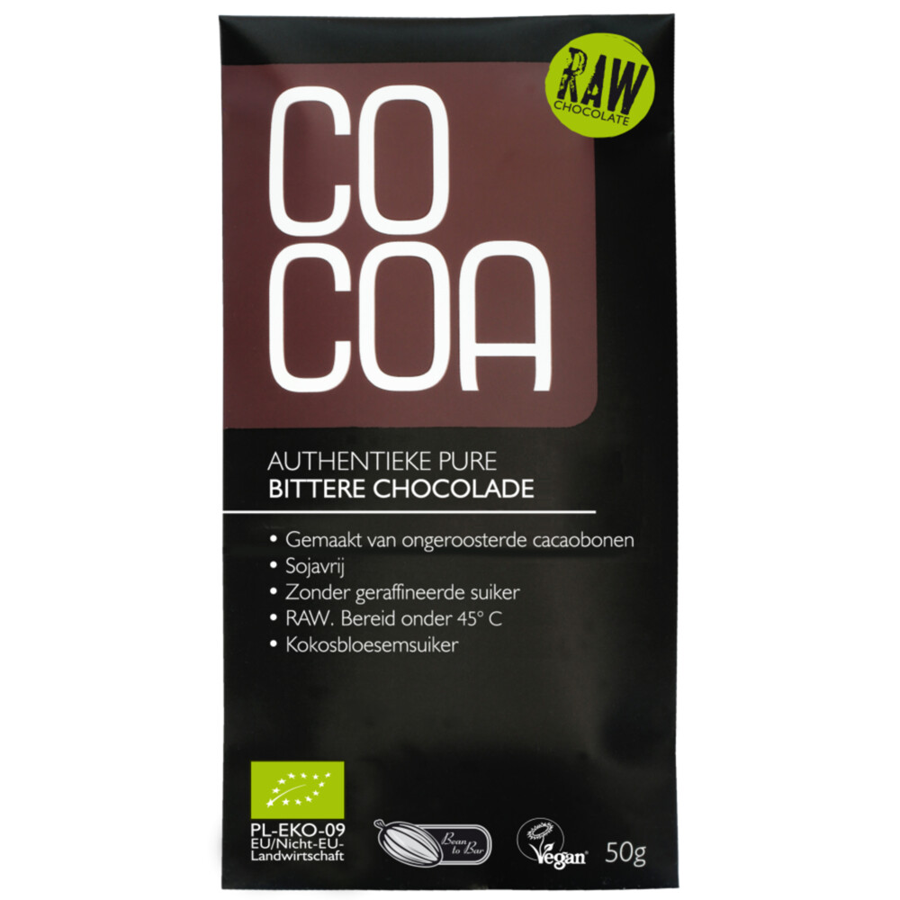 6x Cocoa Reep Raw Food Classic Bio 50 gr