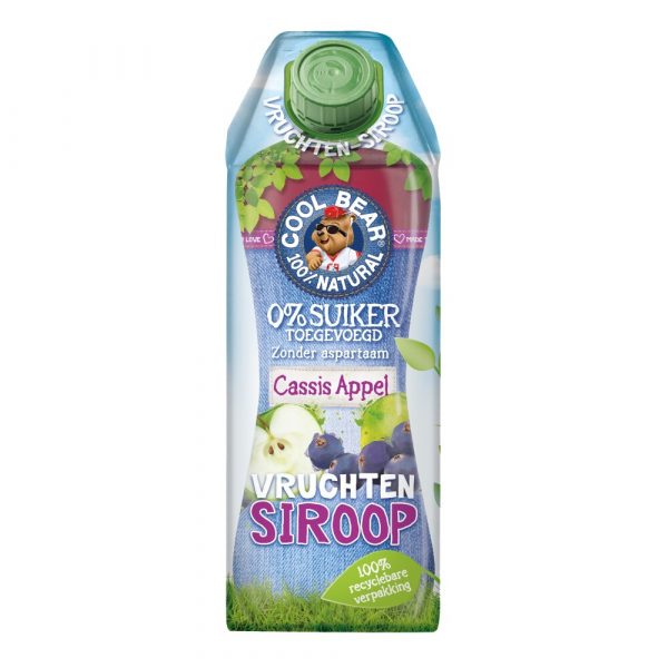 Cool Bear Siroop Cassis Appel 750 ml