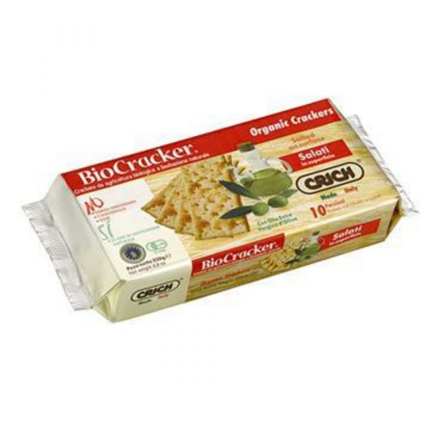 Crich Crackers Olijfolie met Zout Bio 250 gr