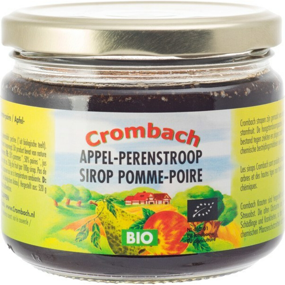 Crombach Appel Perenstroop Bio 330 gr