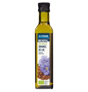 Damhert Biofood Lijnzaadolie Koudgeperst Biologisch 250 ml