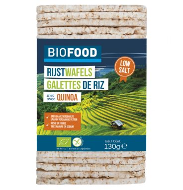 Damhert Biofood Maiswafels Quinoa Biologisch 130 gr