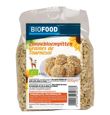 Damhert Biofood Zonnebloempitten Biologisch 500 gr