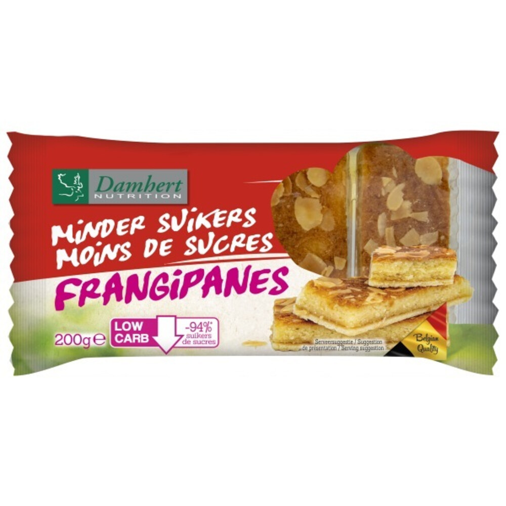 6x Damhert Frangipanes minder Suiker 200 gr