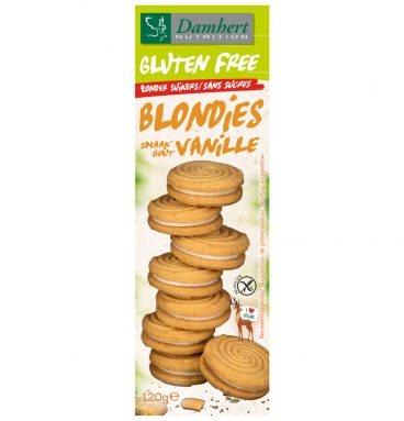 8x Damhert Koek Blondies Glutenvrij 120 gr