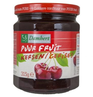 Damhert Puur Fruit Confiture Kersen 315 gr