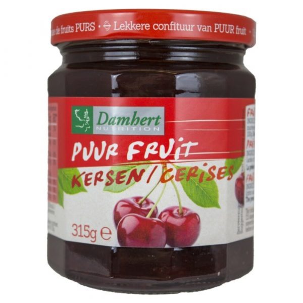 Damhert Puur Fruit Confiture Kersen 315 gr