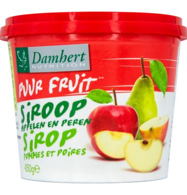 6x Damhert Siroop Appel Peer zonder Suiker 450 gr