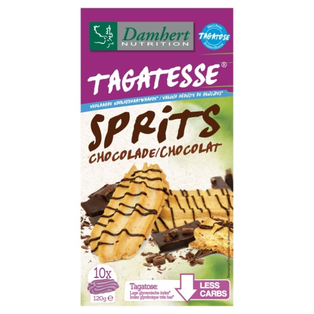 Damhert Tag Sprits Koek Choco 120 gr