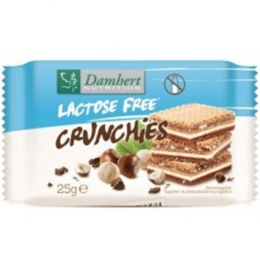 Damhert Wafels Crunchies Lactosevrij 4 stuks