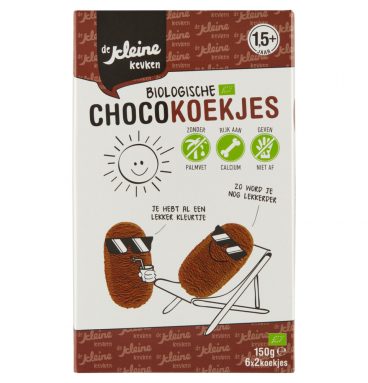 De Kleine Keuken Bio Chocokoekjes 150 gr