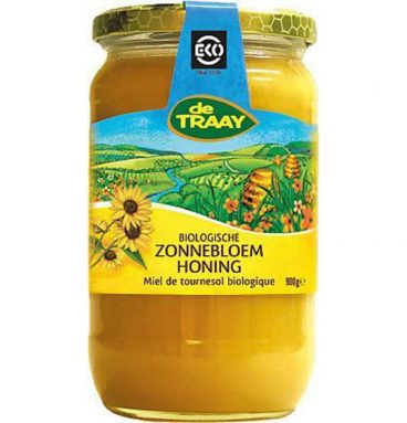 De Traay Honing Zonnebloem Bio 900 gr