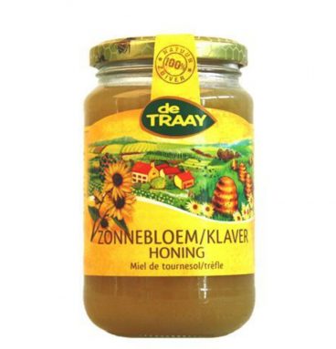 De Traay Honing Zonnebloem Klaver 450 gr