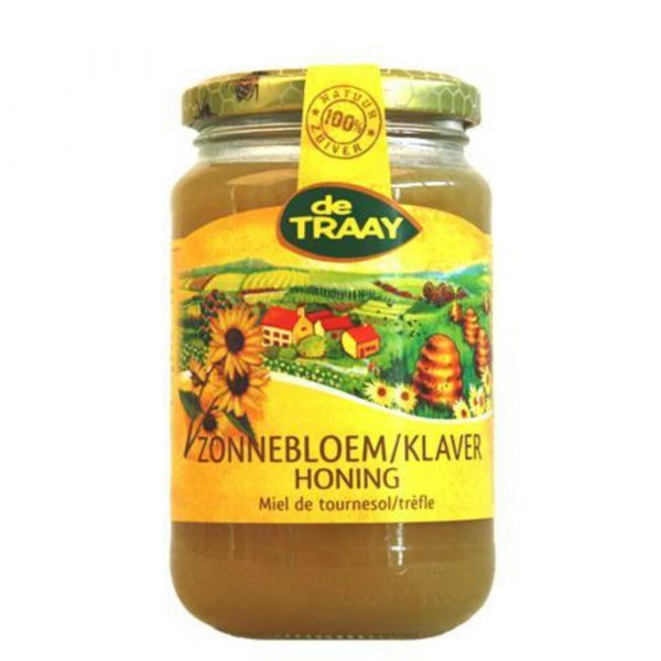 De Traay Honing Zonnebloem Klaver 450 gr