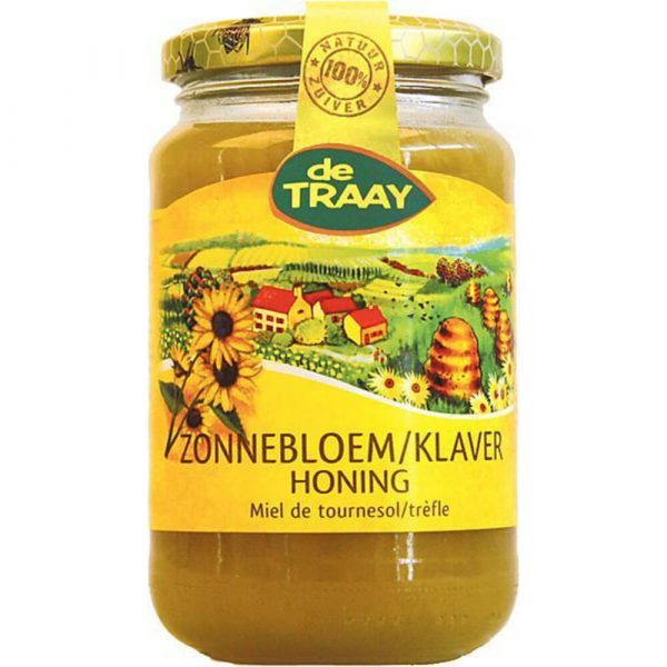 De Traay Honing Zonnebloem Klaver 900 gr