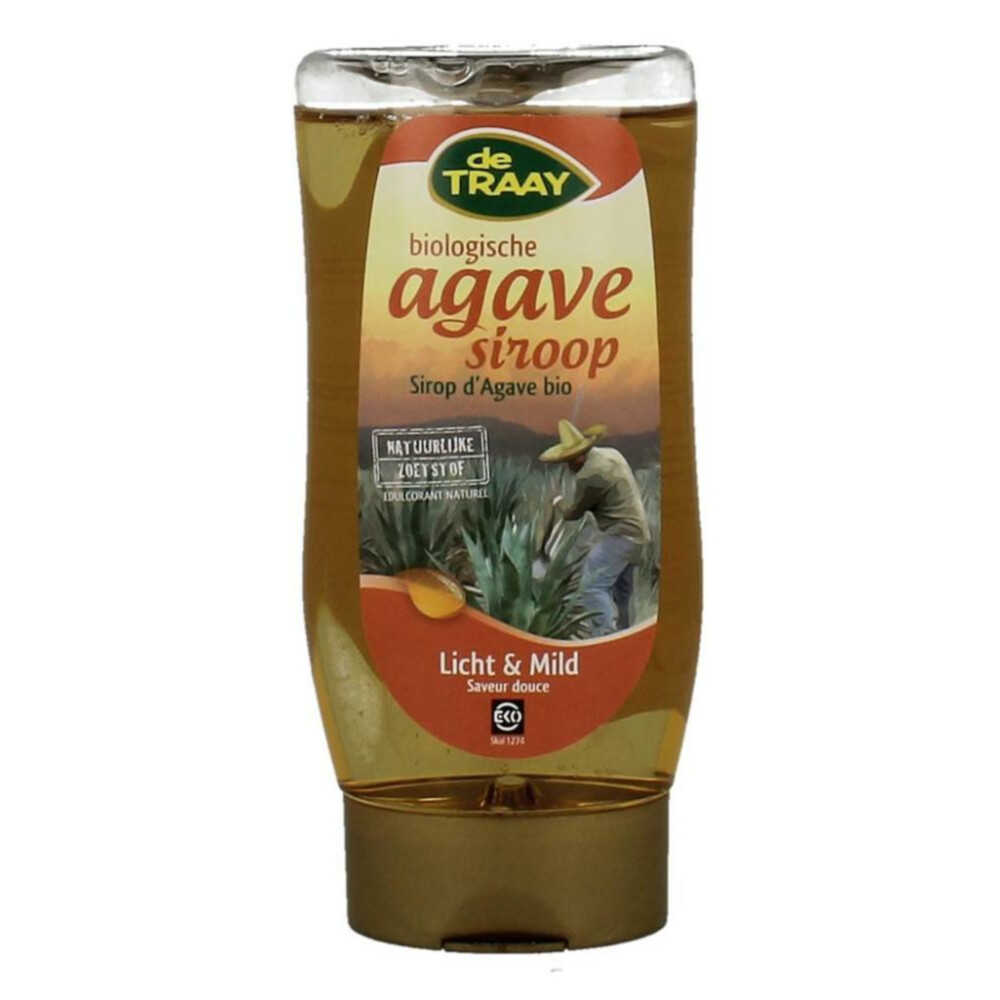 De Traay Siroop Agave Licht 250 ml