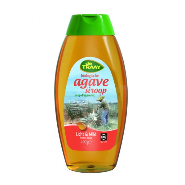 De Traay Siroop Agave Licht Bio 490 gr