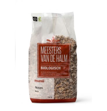 De halm Muesli Noten Eko 750 gr