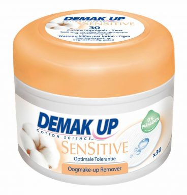 6x Demak Up Wattenpads met Lotion Sensitive 30 stuks