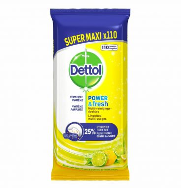 Dettol Reinigingsdoekjes Power&Fresh Citrus 110 stuks