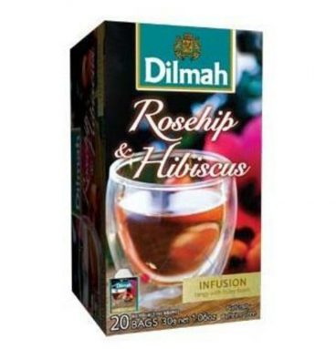 Dilmah Rozebottel Met Hibiscum 20 stuks