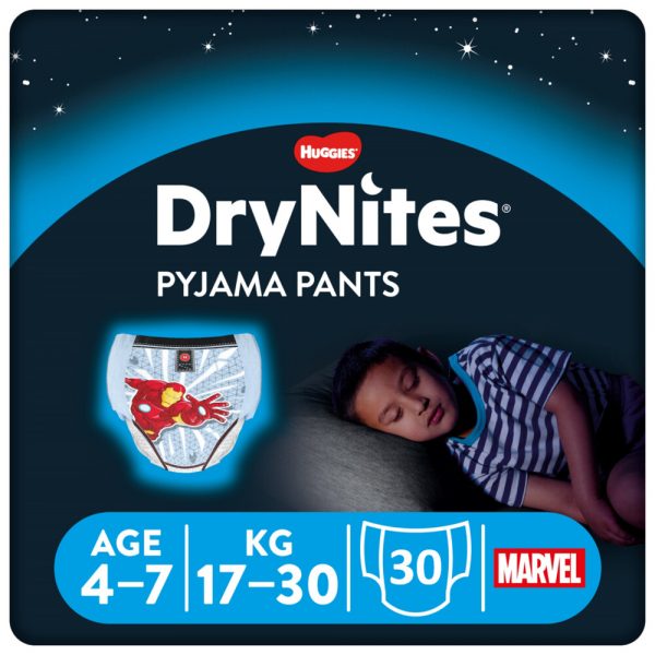 3x DryNites Absorberende Luierbroekjes Boy 4-7 jaar 10 stuks