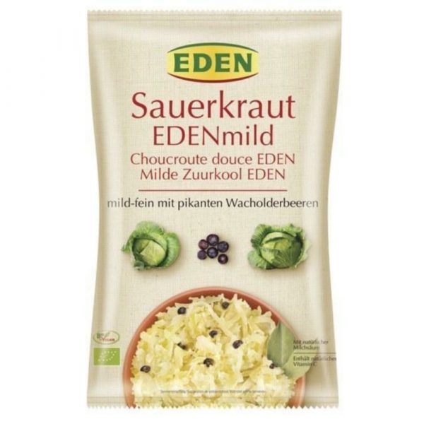 Eden Zuurkool Mild Zakje Bio 500 gr