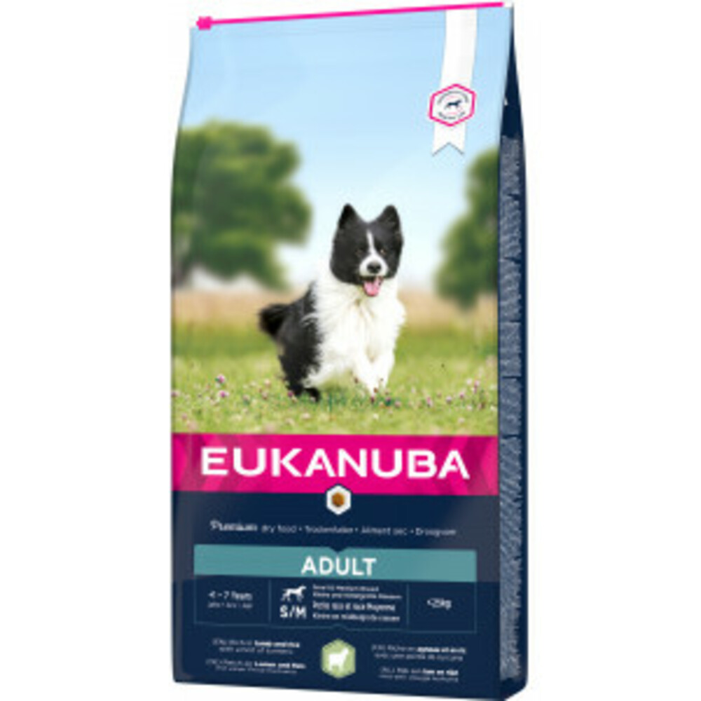 Eukanuba Dog Adult Small - Medium Lam - Rijst 2