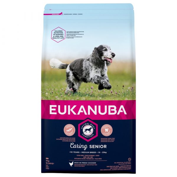 Eukanuba Dog Caring Senior Medium 3 kg