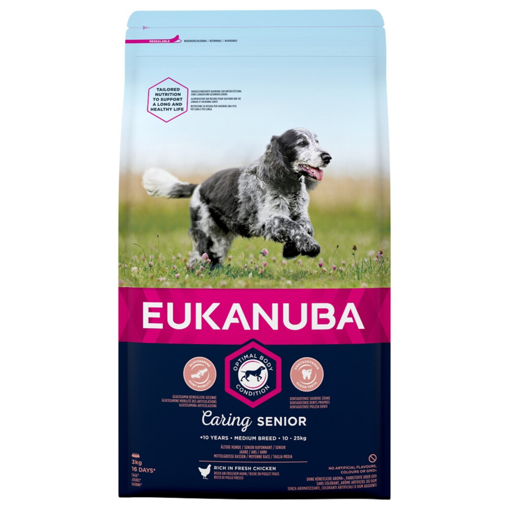 Eukanuba Dog Caring Senior Medium 3 kg