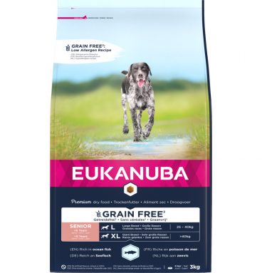 Eukanuba Hondenvoer Senior Large Graanvrij Zeevis 3 kg