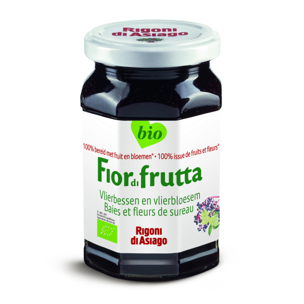 Fiordifrutta Jam Vlierbessen Bio 250 gr