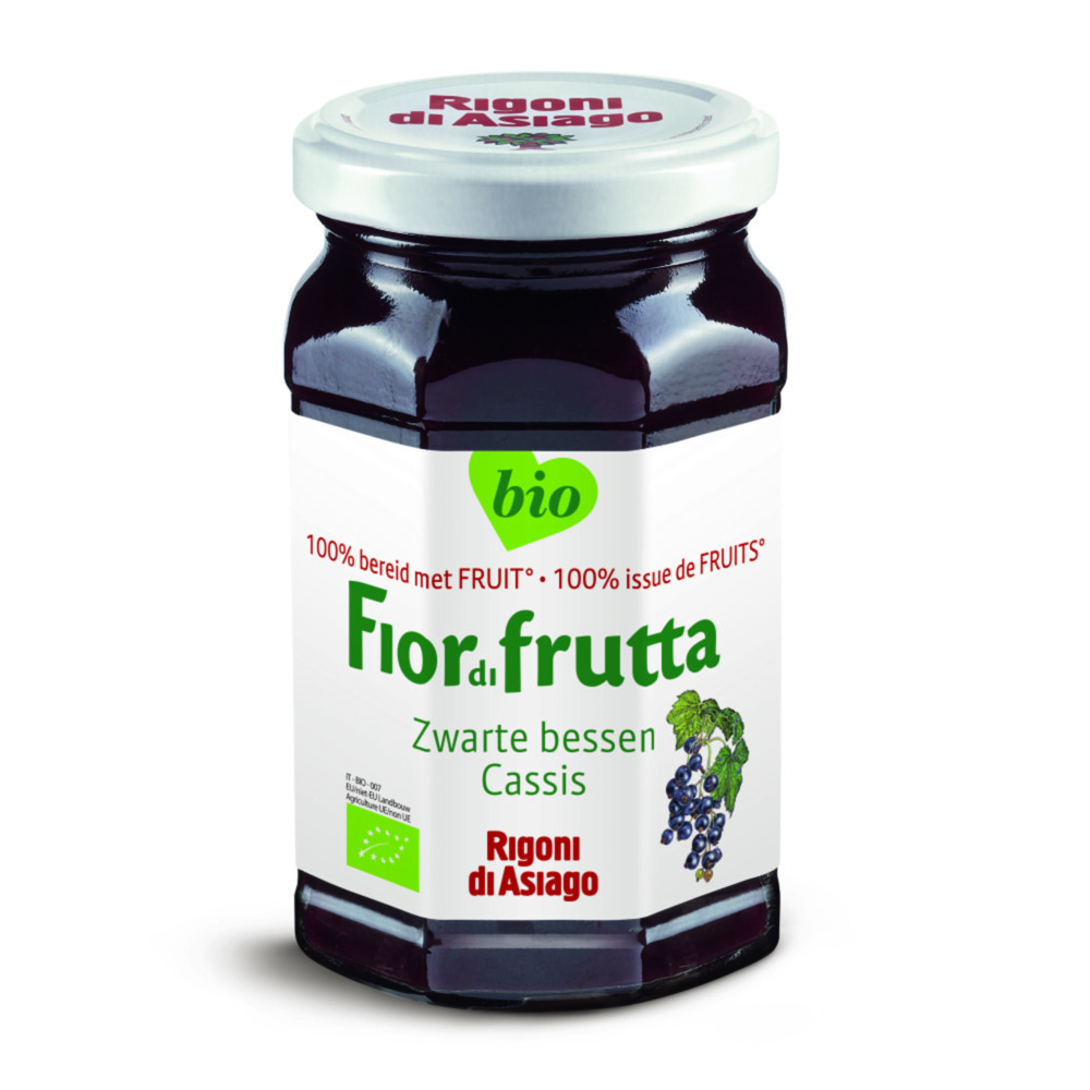 Fiordifrutta Jam Zwarte Bessen Bio 250 gr