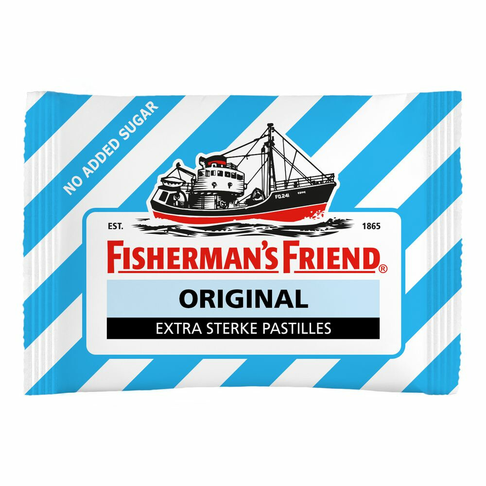 6x Fishermansfriend Original Extra Strong Suikervrij 25 gr